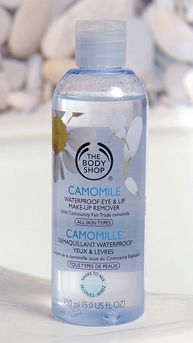 camomille démaquillant yeux the body shop